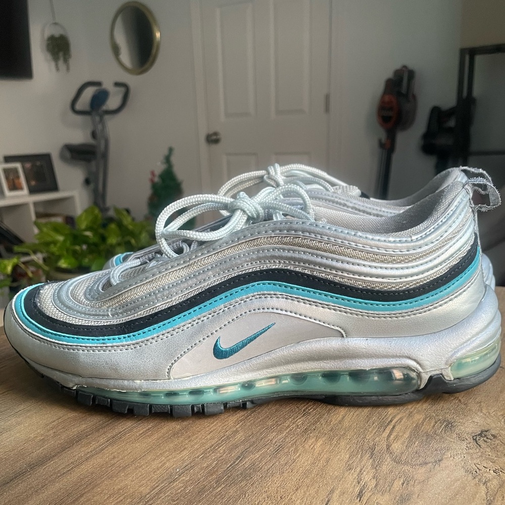 Nike Air Max 97 Mineral Blue/Reflective Silver Men 8.5/Women 10  312641018